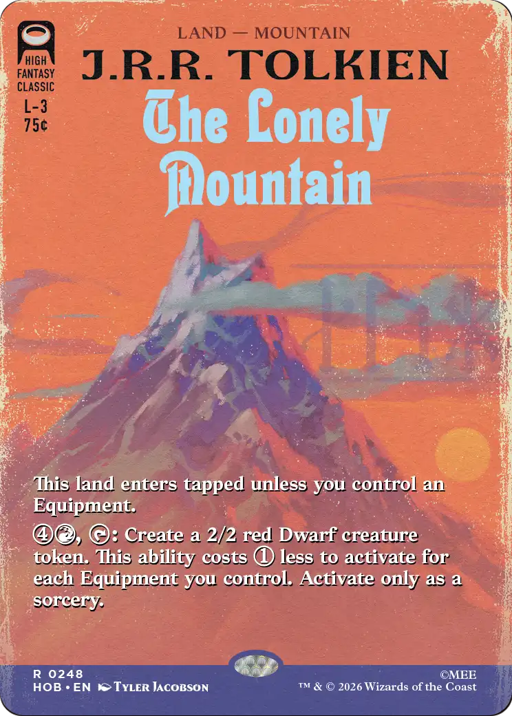 The Lonely Mountain (Borderless) (0248) [The Hobbit] | Exor Games Dartmouth