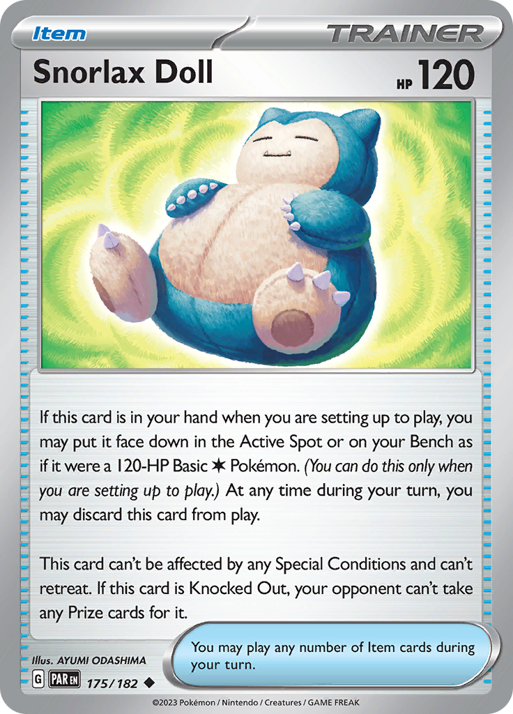 Snorlax Doll (175/182) [Scarlet & Violet: Paradox Rift] | Exor Games Dartmouth