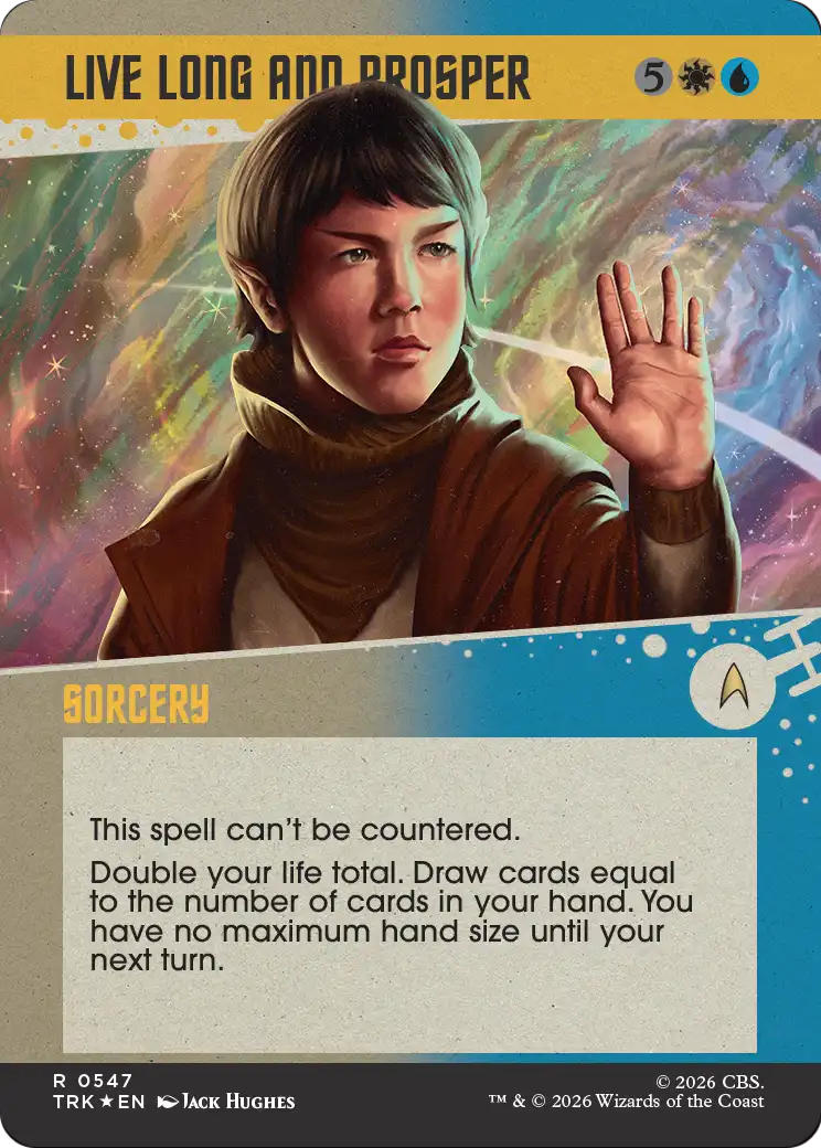 Live Long and Prosper (Showcase) (Surge Foil) [Star Trek] | Exor Games Dartmouth