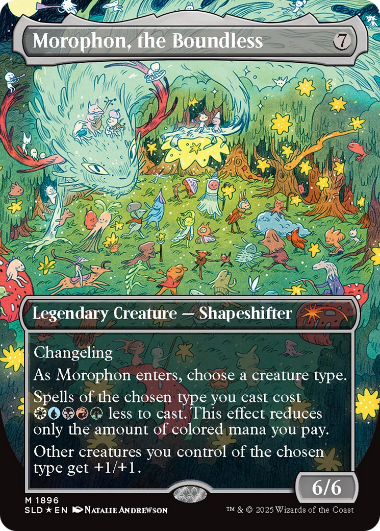 Morophon, the Boundless (Display Commander) - Thick Stock (Double Rainbow Foil) [Secret Lair Drop Series] | Exor Games Dartmouth