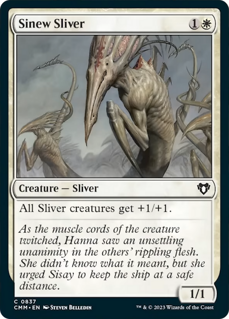 Sinew Sliver [Commander Masters] | Exor Games Dartmouth