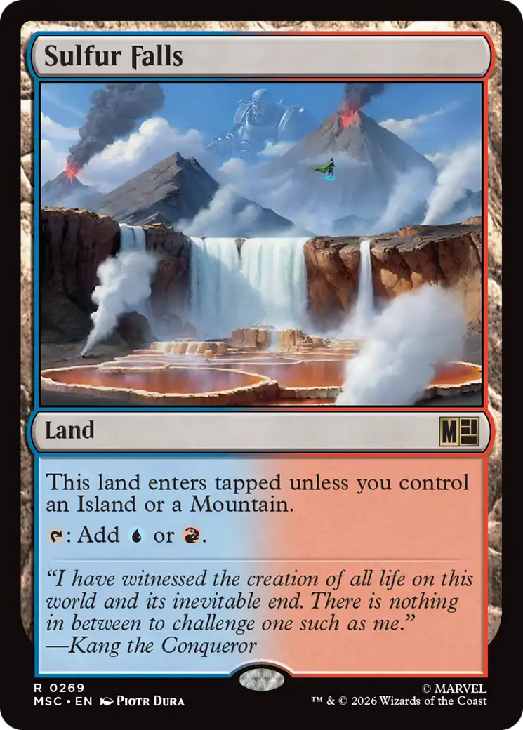 Sulfur Falls [Marvel Super Heroes Commander] | Exor Games Dartmouth