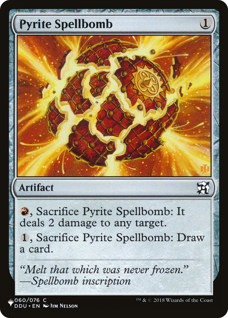 Pyrite Spellbomb [The List Reprints] | Exor Games Dartmouth