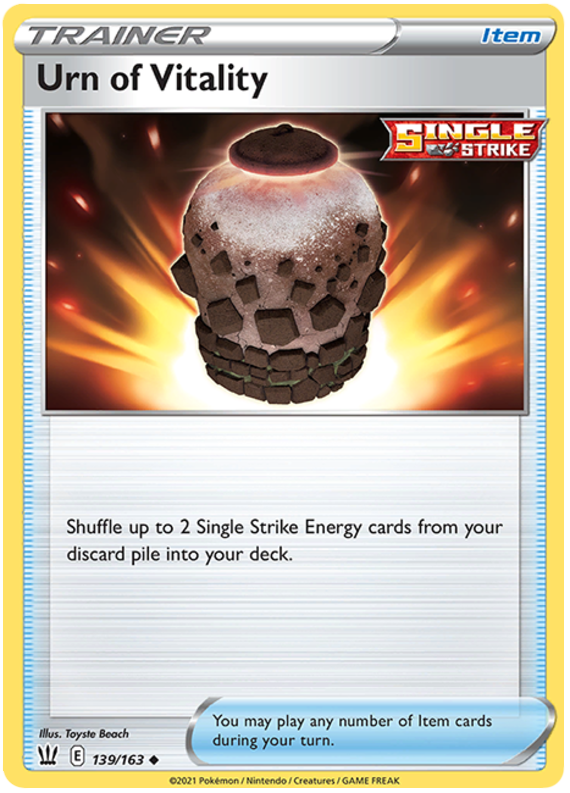 Urn of Vitality (139/163) [Sword & Shield: Battle Styles] | Exor Games Dartmouth