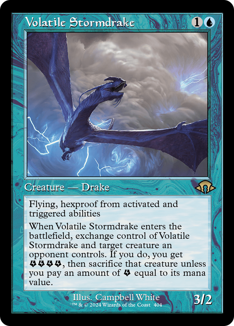 Volatile Stormdrake (Retro) [Modern Horizons 3] | Exor Games Dartmouth