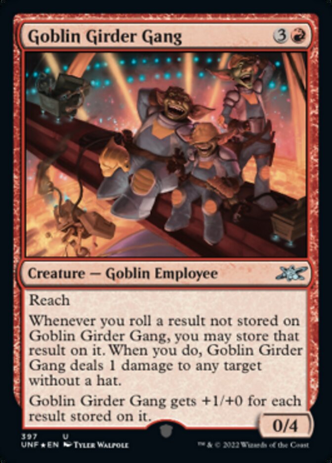 Goblin Girder Gang (Galaxy Foil) [Unfinity] | Exor Games Dartmouth