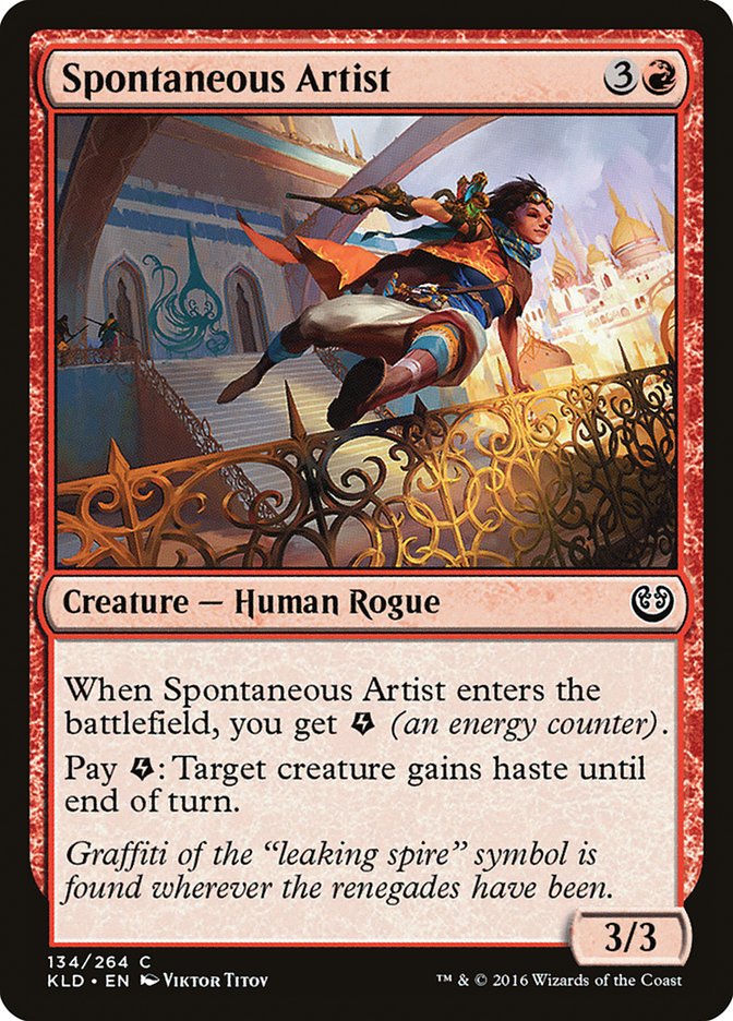 Spontaneous Artist [Kaladesh] | Exor Games Dartmouth