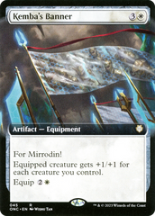 Kemba's Banner (Extended Art) [Phyrexia: All Will Be One Commander] | Exor Games Dartmouth