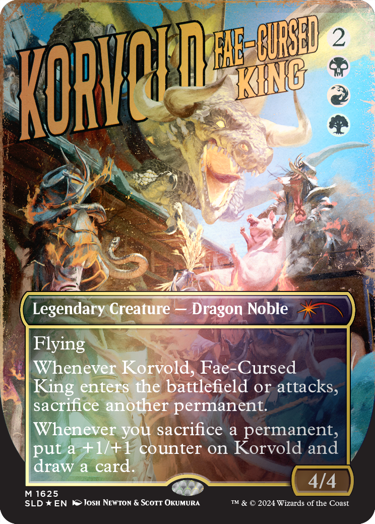 Korvold, Fae-Cursed King (Rainbow Foil) [Secret Lair Drop Series] | Exor Games Dartmouth