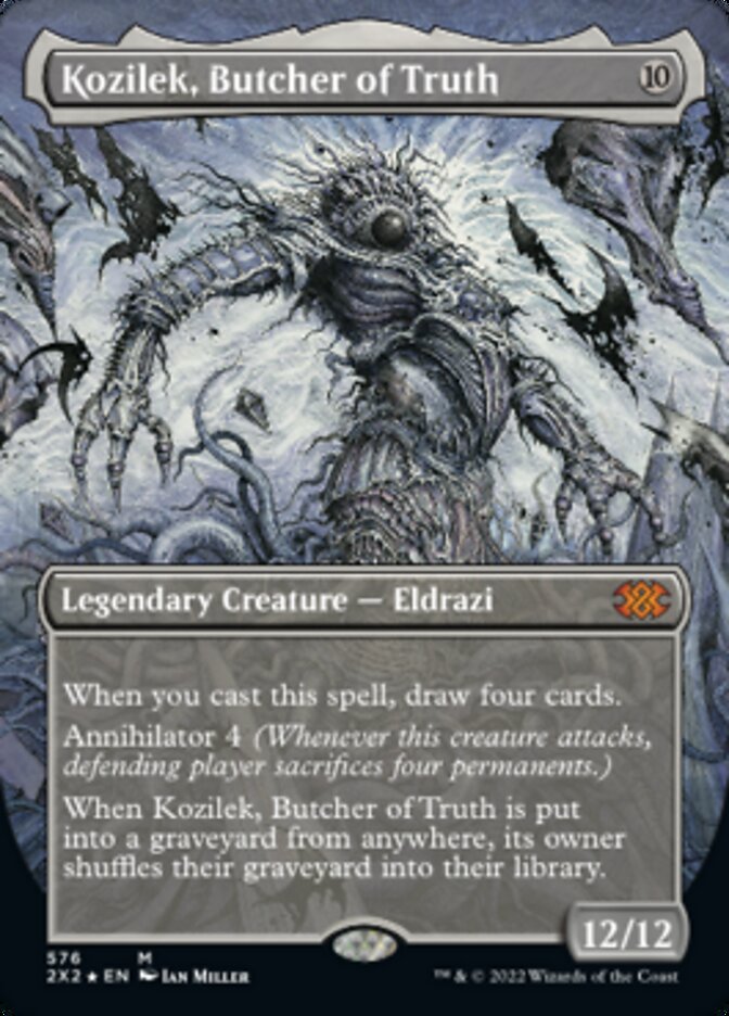 Kozilek, Butcher of Truth (Textured Foil) [Double Masters 2022] | Exor Games Dartmouth