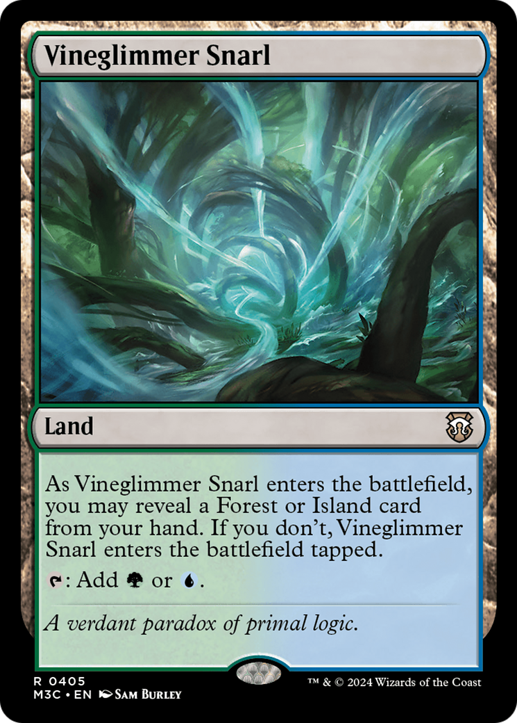 Vineglimmer Snarl (Ripple Foil) [Modern Horizons 3 Commander] | Exor Games Dartmouth