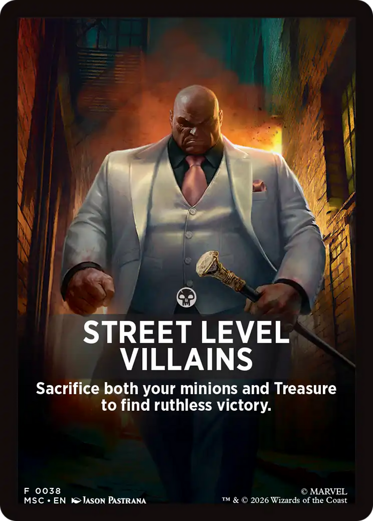 Street Level Villains Theme Card [Marvel Super Heroes Commander] | Exor Games Dartmouth
