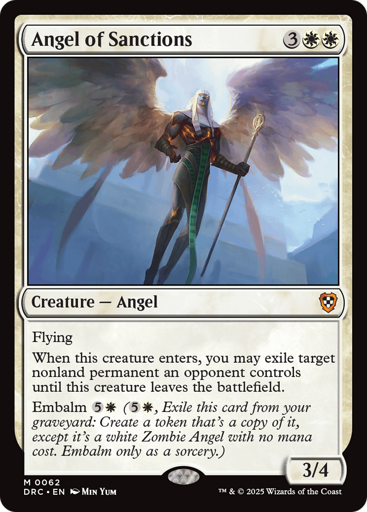 Angel of Sanctions [Aetherdrift Commander] | Exor Games Dartmouth