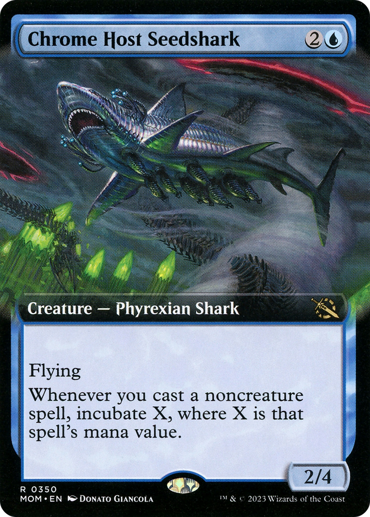 Chrome Host Seedshark (Extended Art) [March of the Machine] | Exor Games Dartmouth