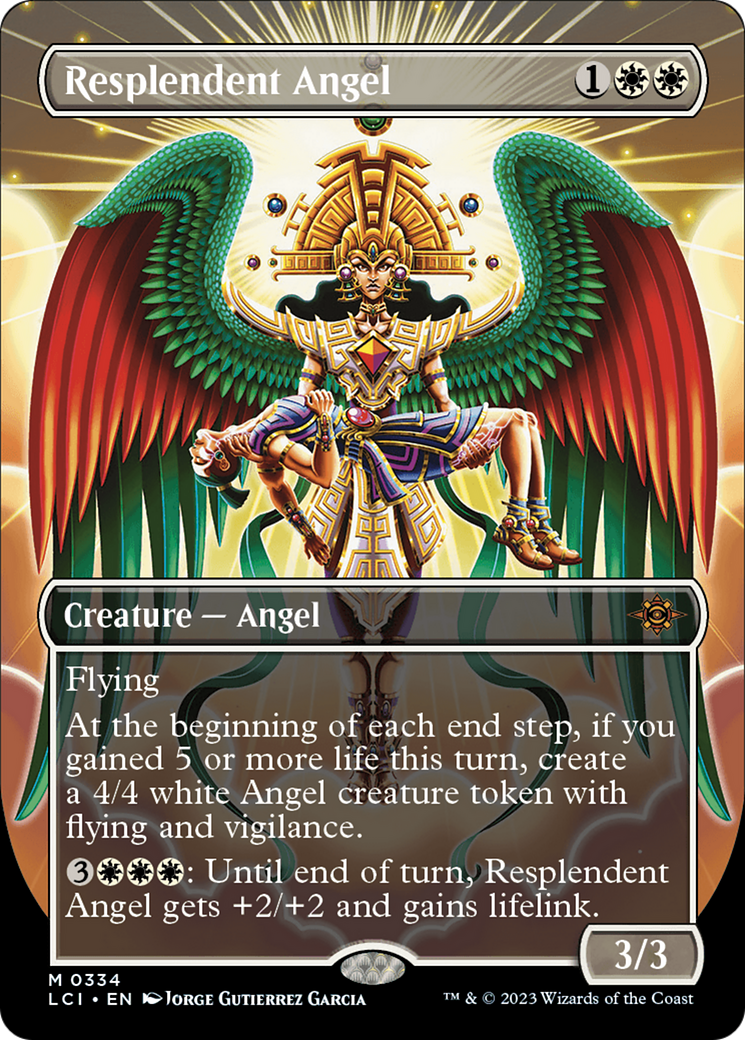 Resplendent Angel (Borderless) [The Lost Caverns of Ixalan] | Exor Games Dartmouth