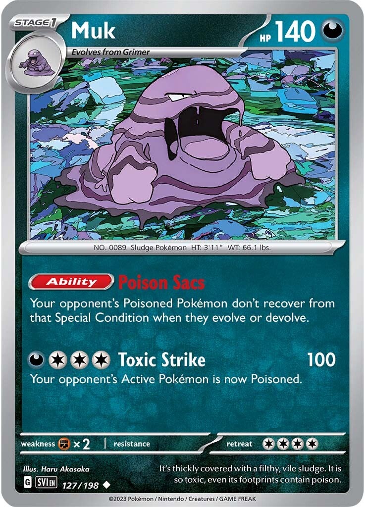 Muk (127/198) [Scarlet & Violet: Base Set] | Exor Games Dartmouth