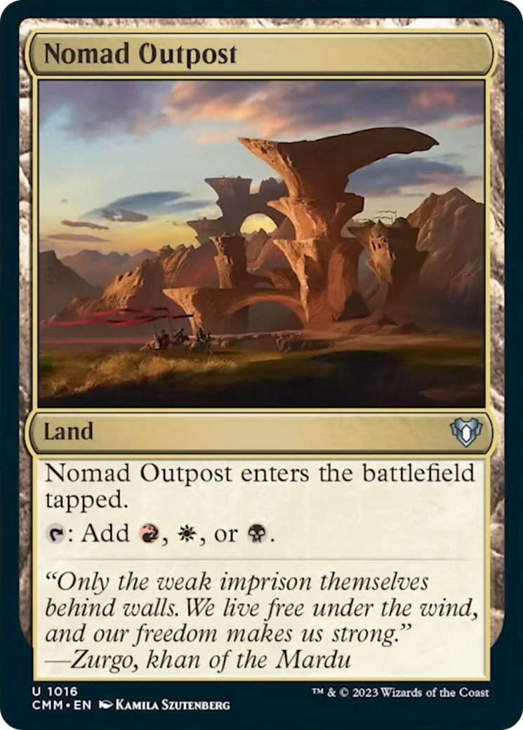 Nomad Outpost [Commander Masters] | Exor Games Dartmouth