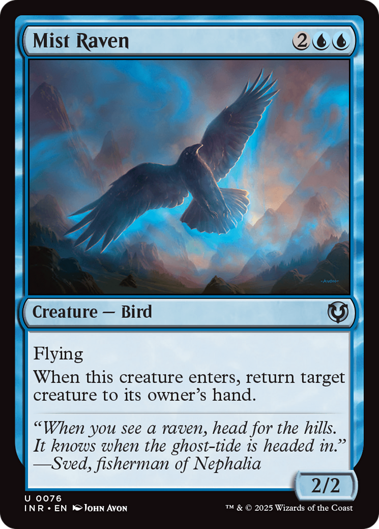 Mist Raven [Innistrad Remastered] | Exor Games Dartmouth