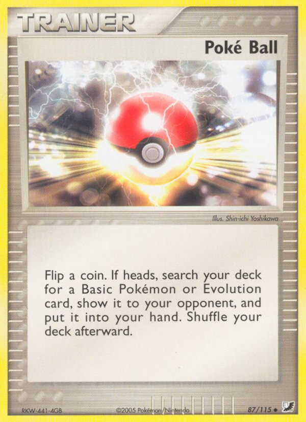 Poke Ball (87/115) [EX: Unseen Forces] | Exor Games Dartmouth