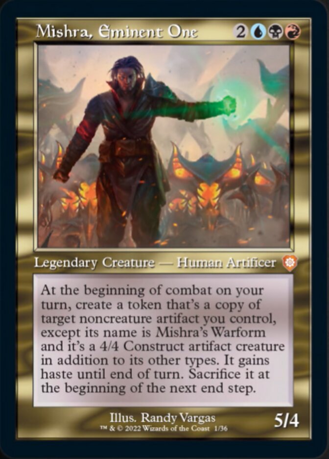 Mishra, Eminent One (001) (Retro) [The Brothers' War Commander] | Exor Games Dartmouth