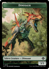 Gnome // Dinosaur (0010) Double-Sided Token [The Lost Caverns of Ixalan Tokens] | Exor Games Dartmouth