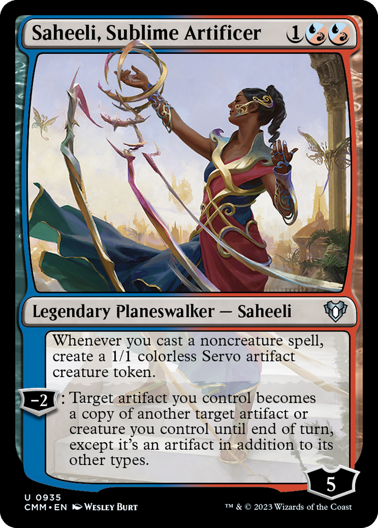 Saheeli, Sublime Artificer [Commander Masters] | Exor Games Dartmouth