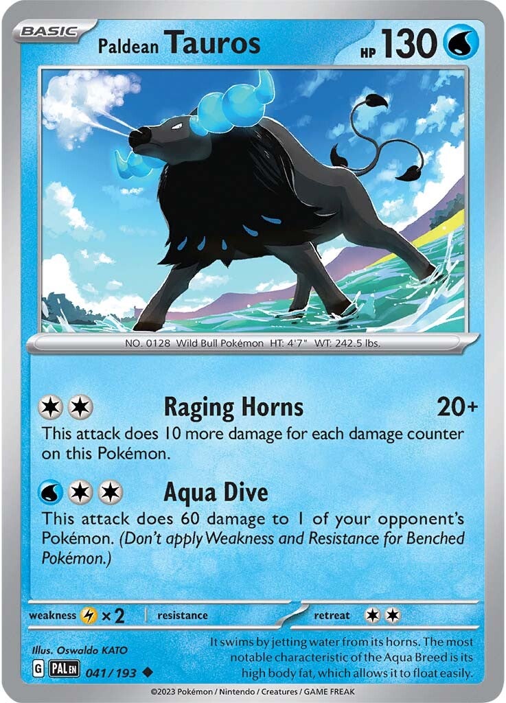 Paldean Tauros (041/193) [Scarlet & Violet: Paldea Evolved] | Exor Games Dartmouth