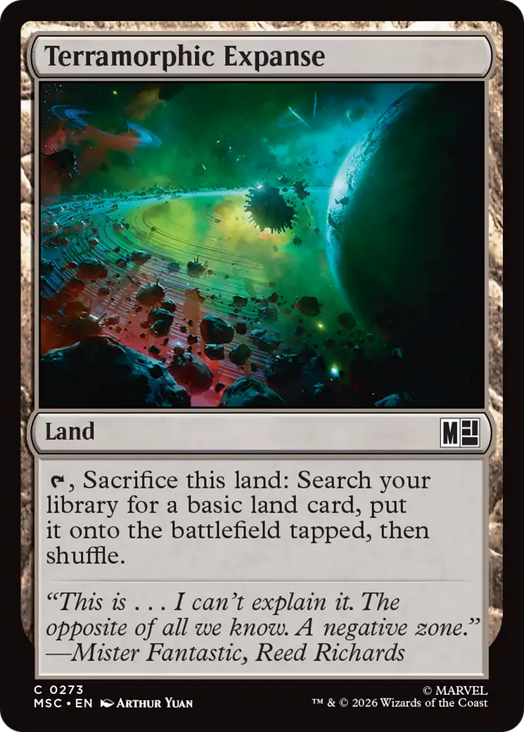 Terramorphic Expanse (0273) (Surge Foil) [Marvel Super Heroes Commander] | Exor Games Dartmouth