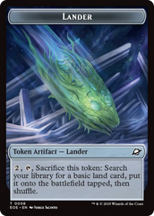 Beast (0006) // Lander Double-Sided Token [Edge of Eternities Tokens] | Exor Games Dartmouth
