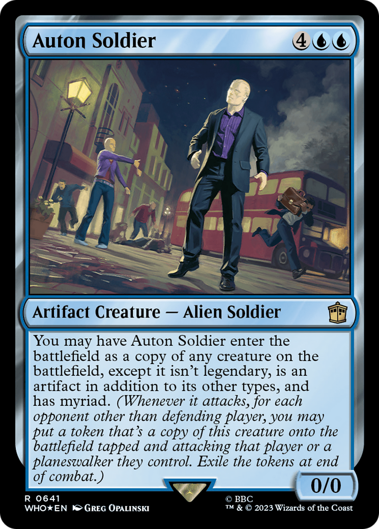 Auton Soldier (Surge Foil) [Doctor Who] | Exor Games Dartmouth