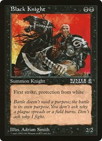 Black Knight (Oversized) [Oversize Cards] | Exor Games Dartmouth