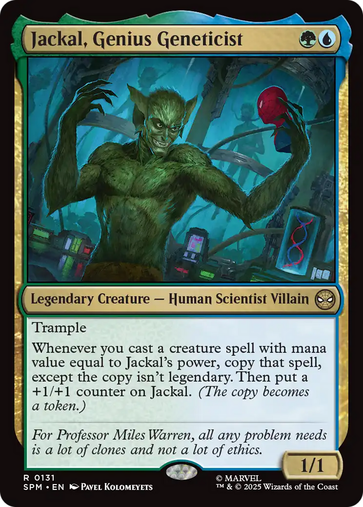 Jackal, Genius Geneticist [Marvel's Spider-Man] | Exor Games Dartmouth