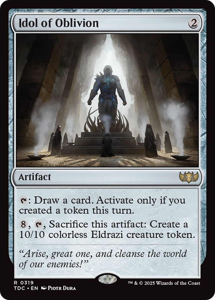 Idol of Oblivion [Tarkir: Dragonstorm Commander] | Exor Games Dartmouth
