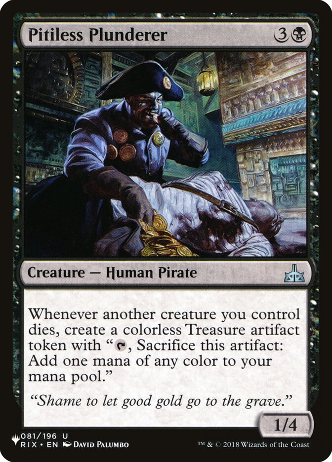 Pitiless Plunderer [The List] | Exor Games Dartmouth
