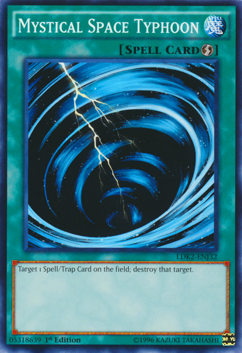 Mystical Space Typhoon [LDK2-ENJ32] Common | Exor Games Dartmouth