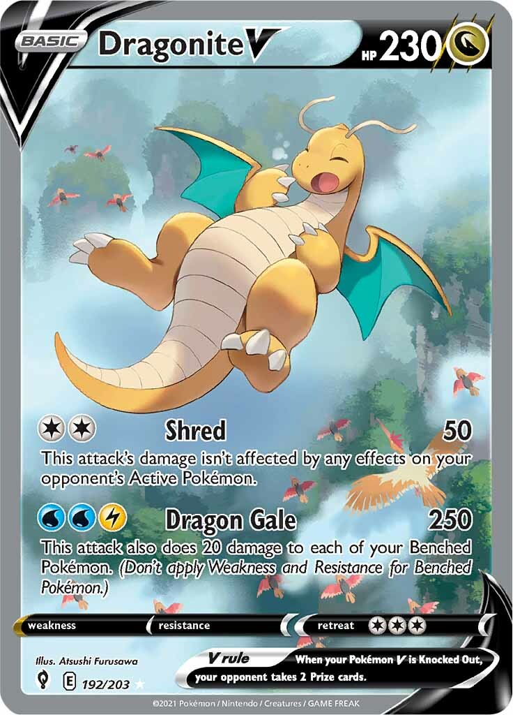 Dragonite V (192/203) [Sword & Shield: Evolving Skies] | Exor Games Dartmouth