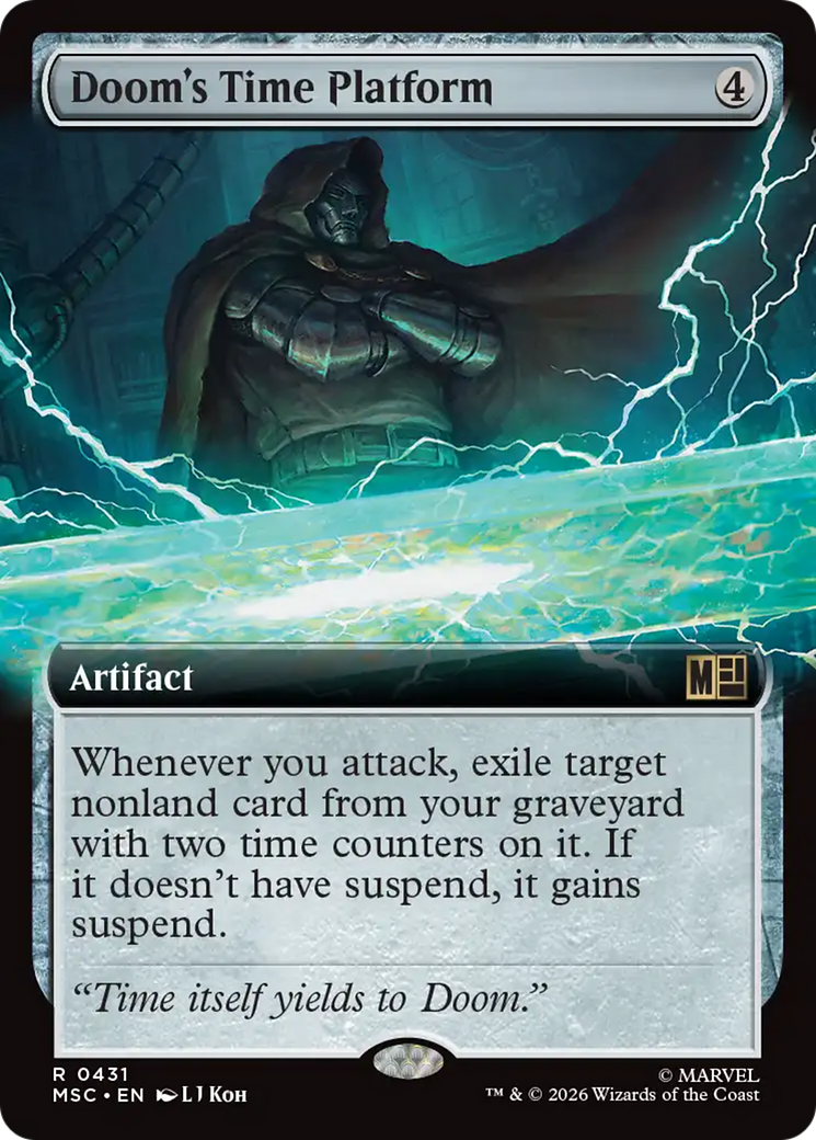 Doom's Time Platform (Extended Art) [Marvel Super Heroes Commander] | Exor Games Dartmouth