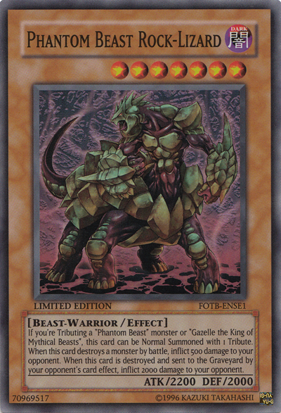 Phantom Beast Rock-Lizard [FOTB-ENSE1] Super Rare | Exor Games Dartmouth