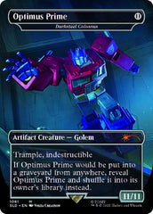 Darksteel Colossus - Optimus Prime (Borderless) [Secret Lair Drop Series] | Exor Games Dartmouth