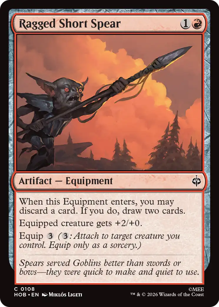 Ragged Short Spear [The Hobbit] | Exor Games Dartmouth