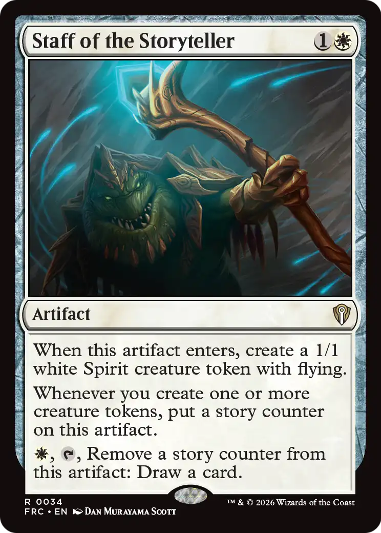 Staff of the Storyteller [Reality Fracture Commander] | Exor Games Dartmouth