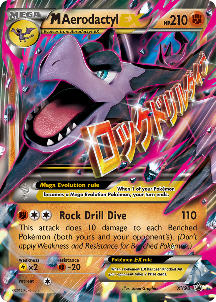 M Aerodactyl EX (XY98) [XY: Black Star Promos] | Exor Games Dartmouth