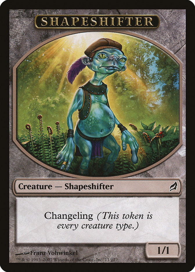 Shapeshifter Token [Lorwyn Tokens] | Exor Games Dartmouth