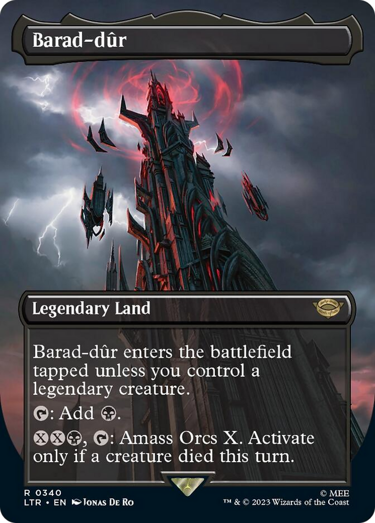 Barad-dur (Borderless Alternate Art) (340) [The Lord of the Rings: Tales of Middle-Earth] | Exor Games Dartmouth