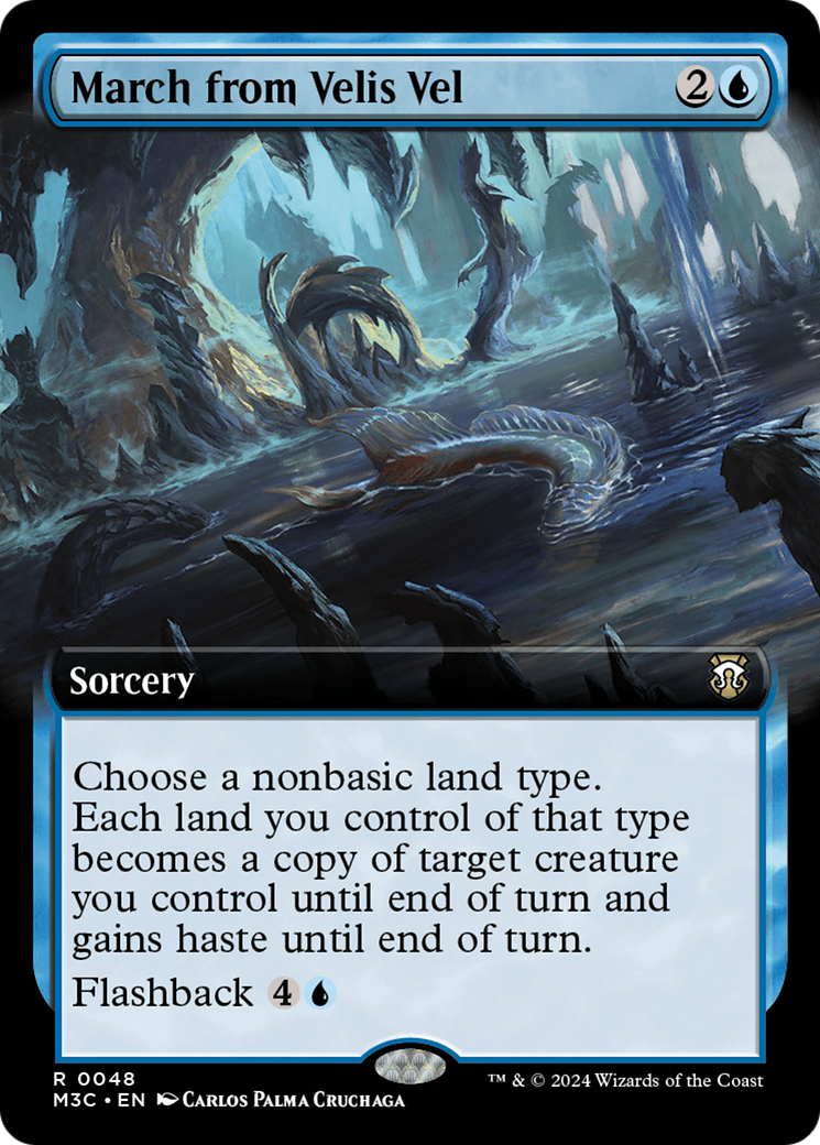 March from Velis Vel (Extended Art) [Modern Horizons 3 Commander] | Exor Games Dartmouth