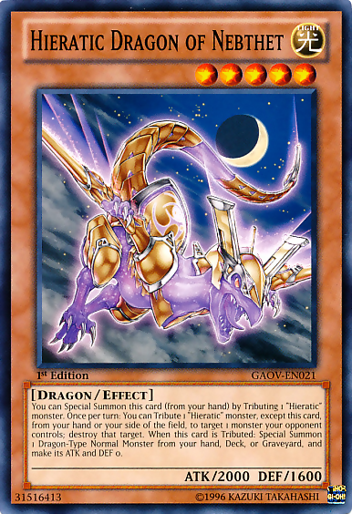 Hieratic Dragon of Nebthet [GAOV-EN021] Common | Exor Games Dartmouth