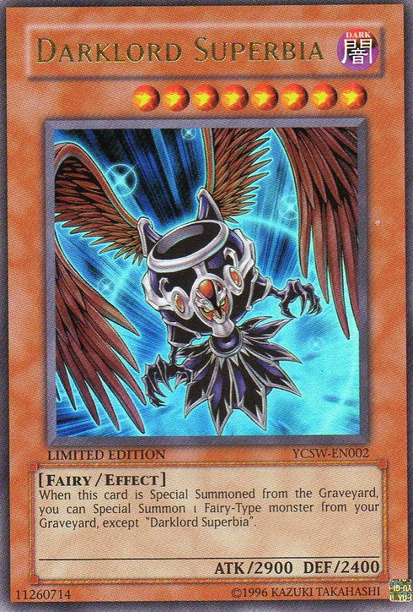 Darklord Superbia [YCSW-EN002] Ultra Rare | Exor Games Dartmouth