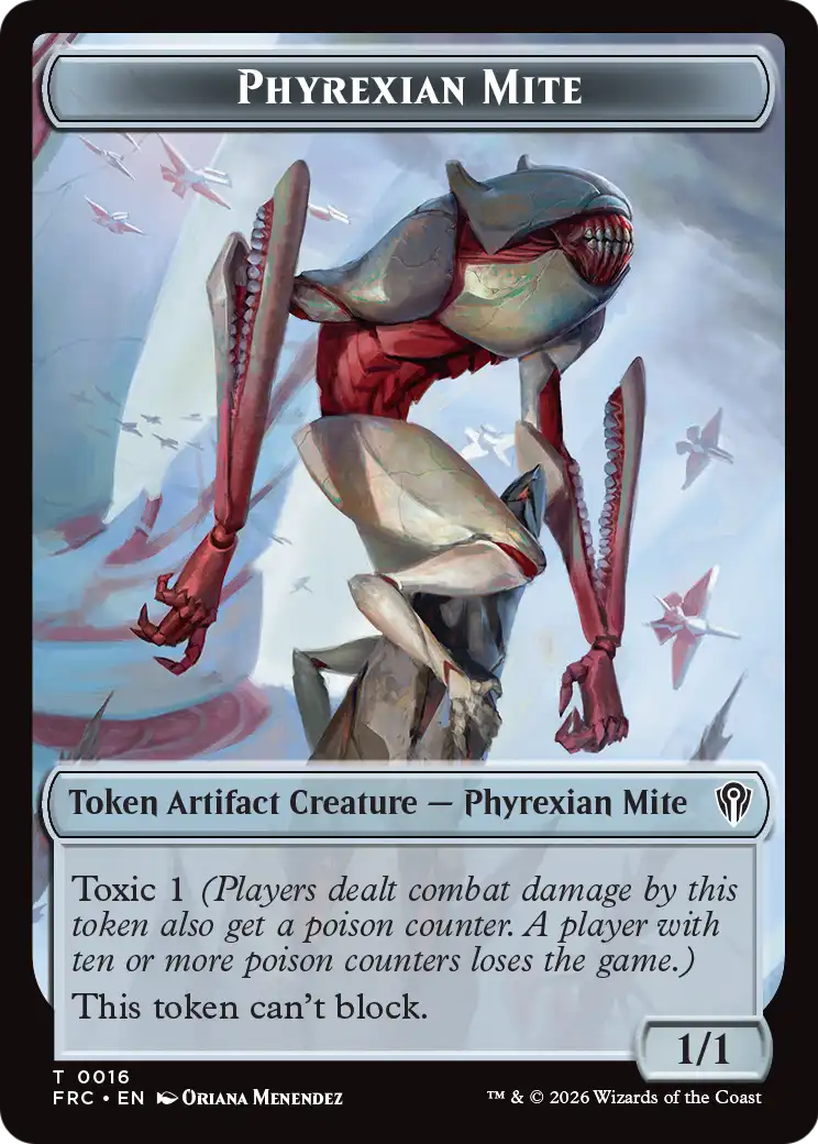Kobolds of Kher Keep // Phyrexian Mite Double-Sided Token [Reality Fracture Commander Tokens] | Exor Games Dartmouth
