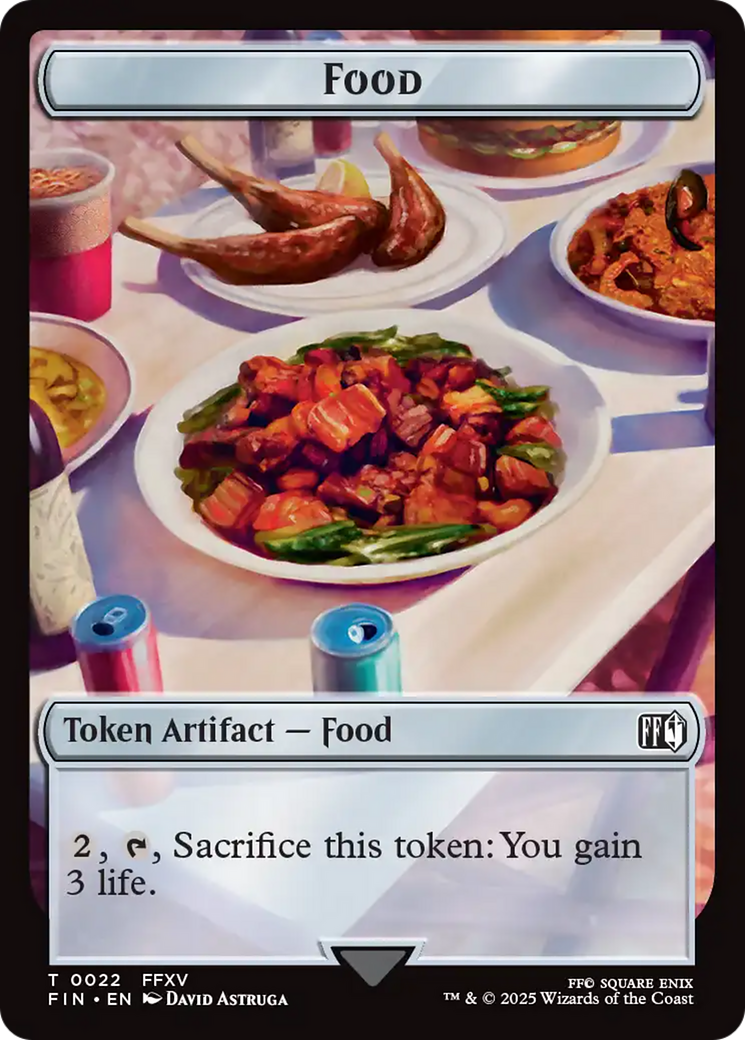 Hero (0002) // Food Double-Sided Token [FINAL FANTASY Tokens] | Exor Games Dartmouth