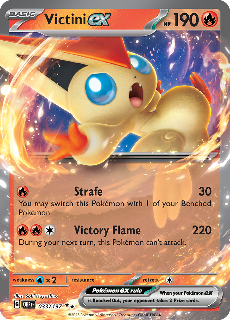 Victini ex (033/197) [Scarlet & Violet: Obsidian Flames] | Exor Games Dartmouth